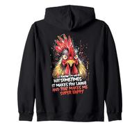 I Know I'm Weird But Sometimes It Make You Laugh - Cita Divertida Sudadera con Capucha