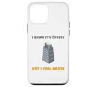 I Know It’s Cheesy but I Feel Grate - Sarcastic Pun Dad Joke Carcasa para iPhone 12 Mini
