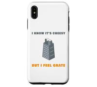 I Know It’s Cheesy but I Feel Grate - Sarcastic Pun Dad Joke Carcasa para iPhone XS MAX