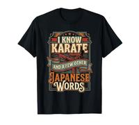 I Know Karate and A Few Other Japanese Words ||- Camiseta