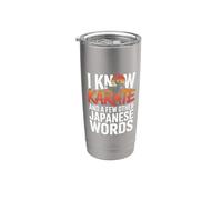 I Know Karate And A Few Other Japanese Words |- Vaso térmico de acero inoxidable de doble pared