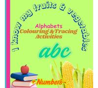 I know my Fruits & vegetables kids coloring book