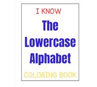 I know the lowercase alpbabet coloring book
