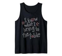 I Know What I Bring To The Table Doodle Camiseta sin Mangas