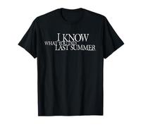 I Know What You Did Last Summer White Movie Logo Horror Camiseta
