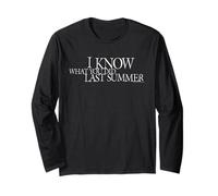 I Know What You Did Last Summer White Movie Logo Horror Manga Larga