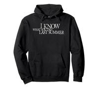 I Know What You Did Last Summer White Movie Logo Horror Sudadera con Capucha