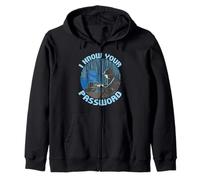 I Know Your Password Hacker Ordenador Sudadera con Capucha