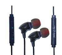 I-Kool Sound-101 - Auriculares con aislamiento de ruido (porcelana fundida con sonido nítido, color zafiro negro)