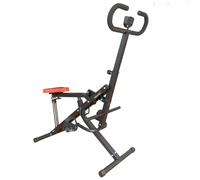 I-Kracht, KT00131-SLV, Total Fitness Crunch con Monitor Digital, Aparato Compacto de Entrenamiento de Fuerza, Ideal para el Entrenamiento en casa, Talla única, Color Plateado