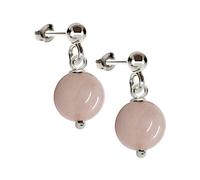 I.L.U.S Pendientes de piedras preciosas para mujer, plata 925, chapados en oro natural, pendientes de cristal natural, pendientes de piedras preciosas, pendientes de piedra natural, regalos para