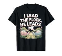 I Lead The Sheeps He Leads Me Salmo 78:52 Versículo de la Biblia de Ovejas Camiseta
