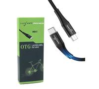 i-LEFANTE eBike - Cable de carga para Bosch Intuvia, Kiox, Nyon (antiguo), pantalla de 40 cm de longitud, función OTG, micro USB a USB C para ordenador de bicicleta, 1 unidad