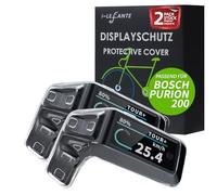 i-LEFANTE Protector de pantalla para Bosch Purion 200, transparente e impermeable, protección contra golpes y arañazos (2 unidades)
