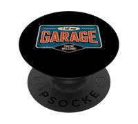 I Left My Garage To Be Here You're Welcome PopSockets PopGrip Adhesivo