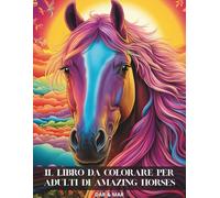 I libri per adulti -colore di incredibili cavalli