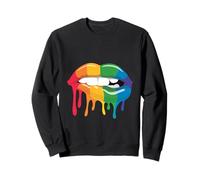 I Licked It So It's Mine LGBT arcoíris Labios Mes del Orgullo 2022 Sudadera