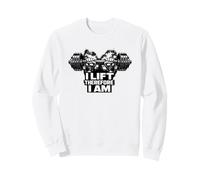 I Lift Therefore I Am Funny Halterofía Sudadera