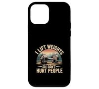 I Lift Weights So I Don't Hurt People Fitness Workout |- Carcasa para iPhone 12 Mini