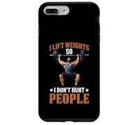 I Lift Weights So I Don't Hurt People Fitness Workout Carcasa para iPhone 7 Plus/8 Plus