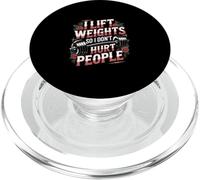 I Lift Weights So I Don't Hurt People Fitness Workout |-- PopSockets PopGrip para MagSafe