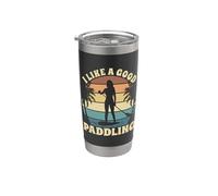 I Like A Good Paddling Deportes acuáticos Stand Up Paddle Boarding Vaso térmico de acero inoxidable de doble pared
