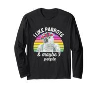 I Like African Grey Parrots and Maybe 3 People Manga Larga