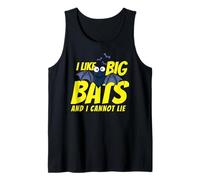 I Like Big Bats and I Cannot Lie Funny Bat Lovers Camiseta sin Mangas