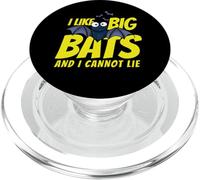 I Like Big Bats and I Cannot Lie Funny Bat Lovers PopSockets PopGrip para MagSafe