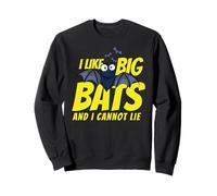 I Like Big Bats and I Cannot Lie Funny Bat Lovers Sudadera
