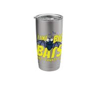 I Like Big Bats and I Cannot Lie Funny Bat Lovers Vaso térmico de acero inoxidable de doble pared
