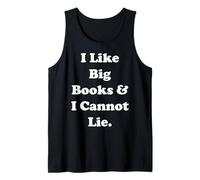 I Like Big Books & I Cannot Lie Funny Saying Camiseta sin Mangas