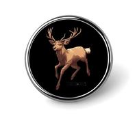 I Like Big Deer Brooch Pins for Women Men Cute Badge Lapel Pins for Backpack Dress Accessories