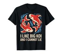 I Like Big Koi Funny Fish Lover Japanese Pond Fans Camiseta