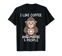 I Like Coffee and Maybe 3 People Camiseta