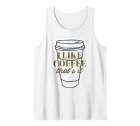 I Like Coffee - That's It (Gracioso) (Gráfico) Camiseta sin Mangas