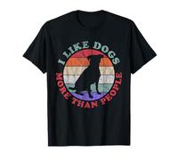 I Like Dogs More Than People v2 - Citas Divertidas Camiseta