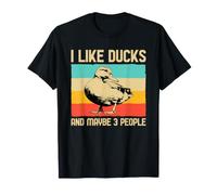 I Like Ducks and Maybe 3 People Amantes De Los Patos Camiseta
