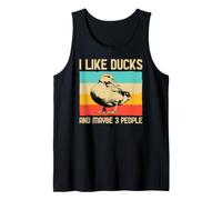 I Like Ducks and Maybe 3 People Amantes De Los Patos Camiseta sin Mangas