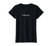 I Like Fizz - Tipografía Divertida Camiseta, Mujer, Negro, 3XL
