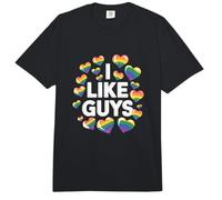 I Like Guys LGBTQ Orgullo Declaración Hombre Gay Aliado Comfort Colors Adult Heavyweight T-Shirt