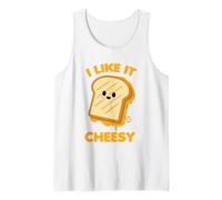 I Like It Cheesy Funny Grilled Cheese Camiseta sin Mangas