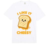 I Like It Cheesy Funny Grilled Cheese Comfort Colors Adult Heavyweight T-Shirt