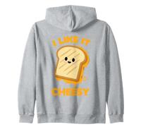 I Like It Cheesy Funny Grilled Cheese Sudadera con Capucha