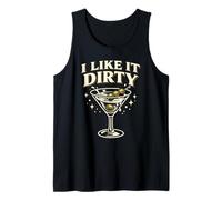 I Like It Dirty Martini Lover Cocktail Drink Olive Vodka Gin Camiseta sin Mangas