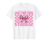 I Like It Hard Fast And Loud I'm A Mechanic Girl Llave de coche Camiseta