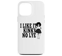 I Like It Kinky No Lye Afro Natural Grueso Melanina Cabello Sista Carcasa para iPhone 13 Pro MAX