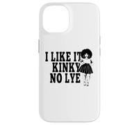 I Like It Kinky No Lye Afro Natural Grueso Melanina Cabello Sista Carcasa para iPhone 14