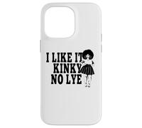 I Like It Kinky No Lye Afro Natural Grueso Melanina Cabello Sista Carcasa para iPhone 14 Pro MAX