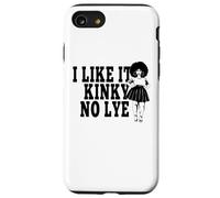 I Like It Kinky No Lye Afro Natural Grueso Melanina Cabello Sista Carcasa para iPhone SE (2020) / 7/8